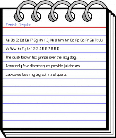 Fenish Regular Font