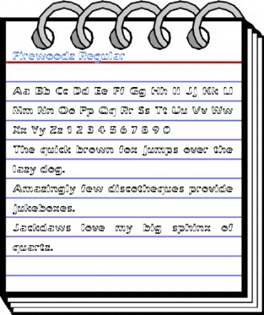 Firewoodz Regular Font