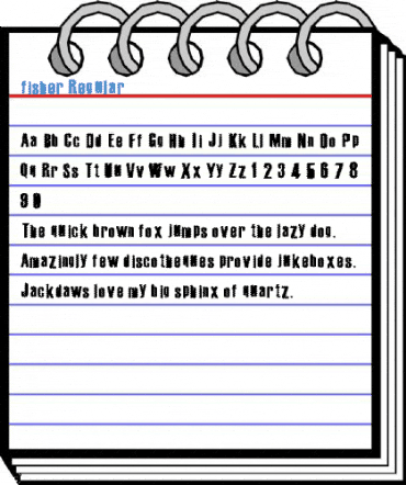 fisher Regular Font