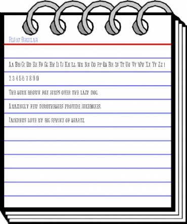 Float Regular Font