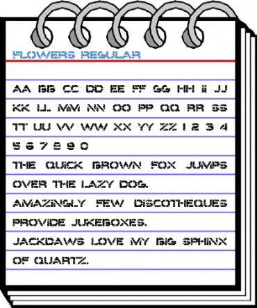 Flowers Regular Font
