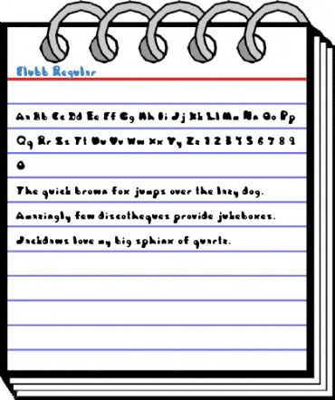Flubb Regular Font