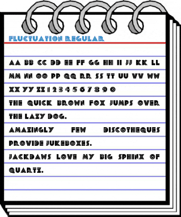 Fluctuation Regular Font