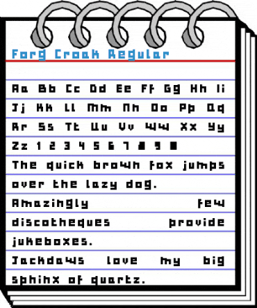 Forg Croak Regular Font
