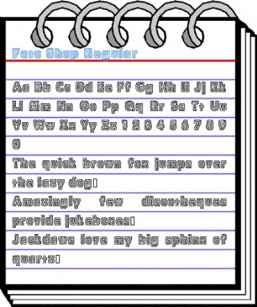 Foto Shop Regular Font