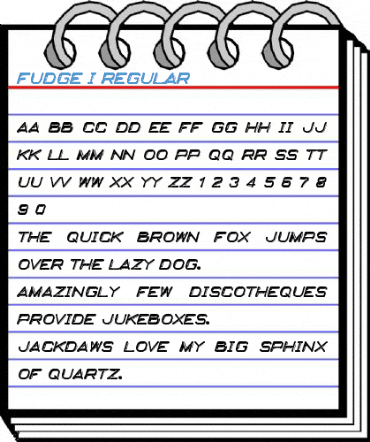Fudge I Regular Font