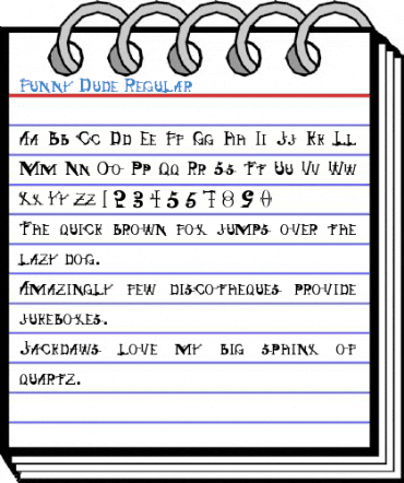 Funny Dude Regular Font