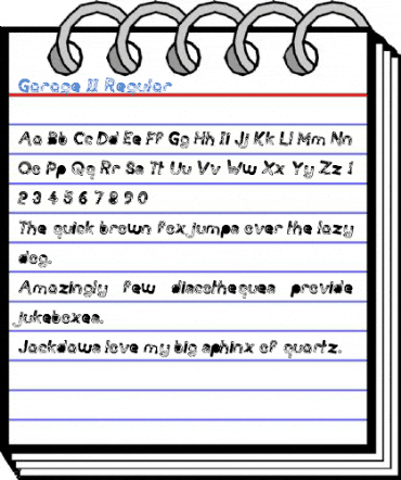 Garage II Regular Font