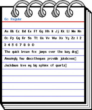 Go Regular Font