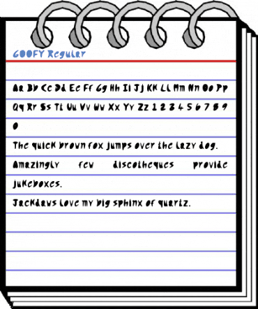 GOOFY Regular Font