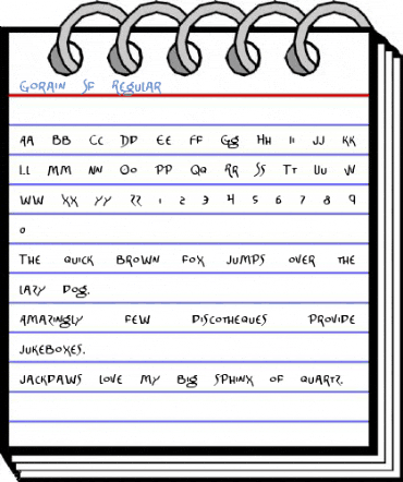 Gorain Sf Regular Font