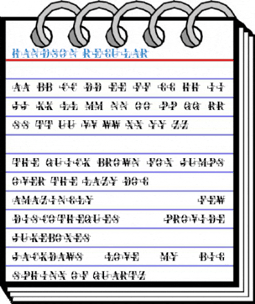 Handson Regular Font