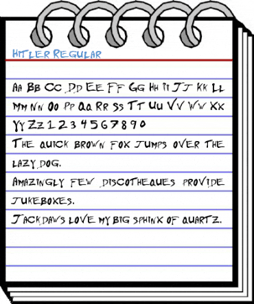 Hitler Regular Font