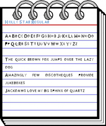Holly Star Regular Font