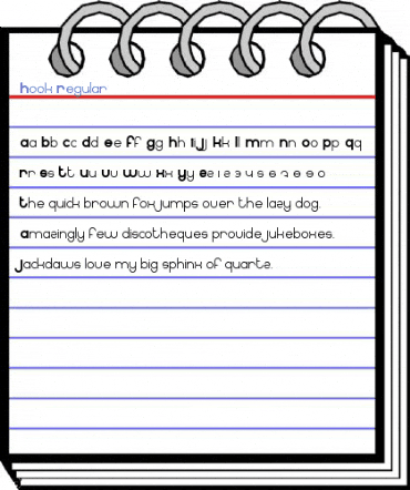 Hook Regular Font