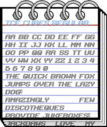 Ice Cubes Regular Font