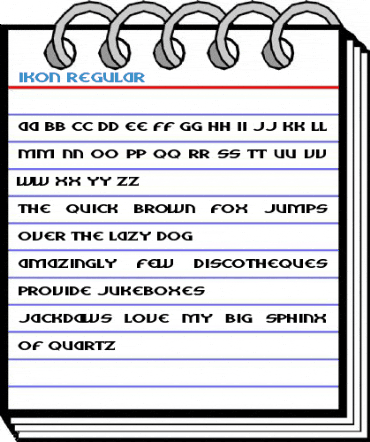 Ikon Regular Font