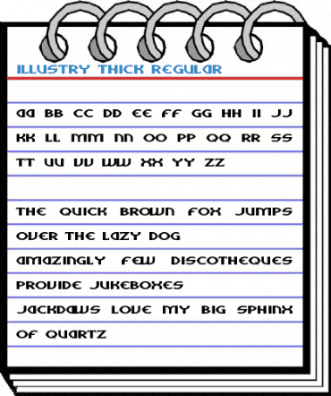 Illustry Thick Regular Font