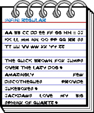 Infini Regular Font