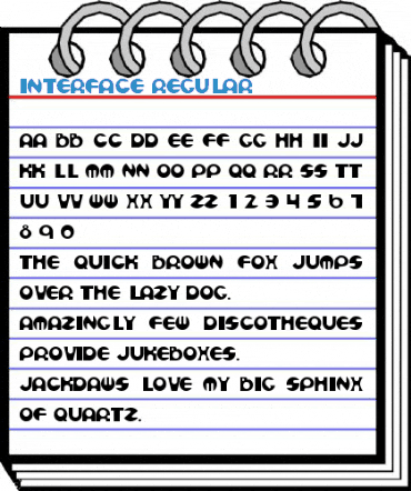 Interface Regular Font