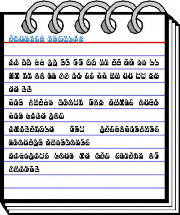 Inverse Regular Font