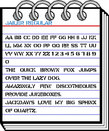 Jailer Regular Font