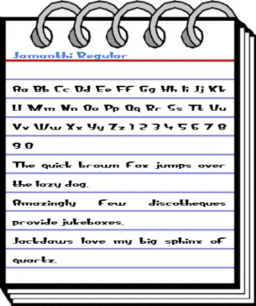 Jamanthi Regular Font