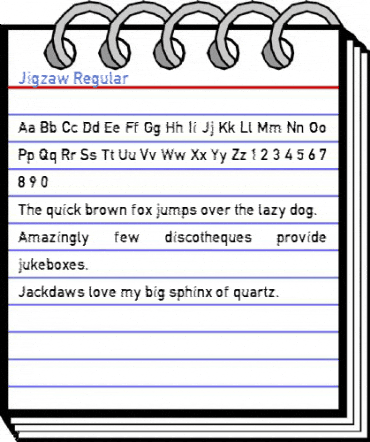 Jigzaw Regular Font