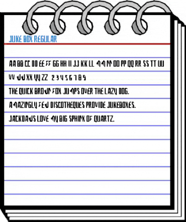 Juke Box Regular Font