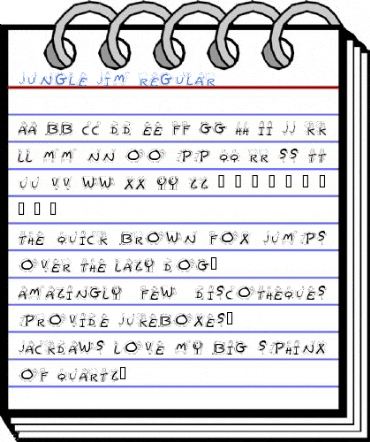 Jungle Jim Regular Font