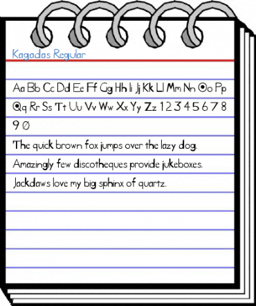 Kagadas Regular Font