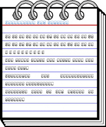 Keystrokes New Regular Font