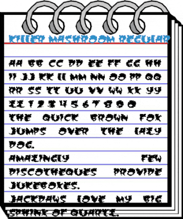 killer mashroom Regular Font
