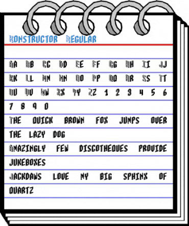 Konstructor Regular Font