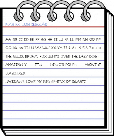 Kunstuction Regular Font
