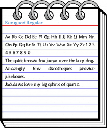 Kurugund Regular Font