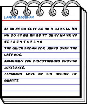 Lanos Regular Font