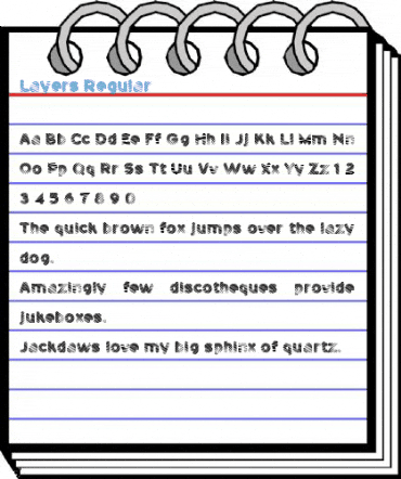 Layers Regular Font