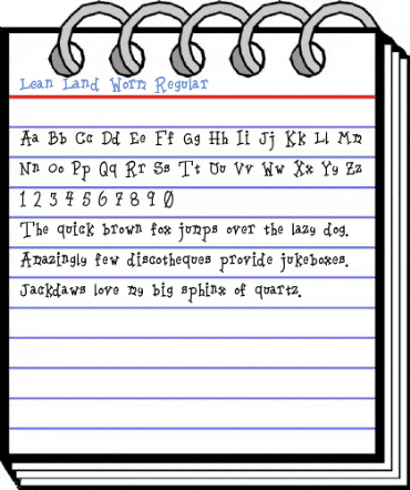 Lean Land Worm Regular Font