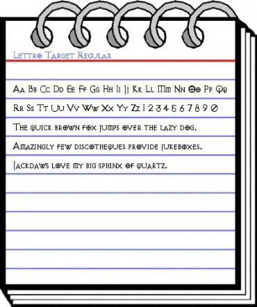 Lettro Target Regular Font