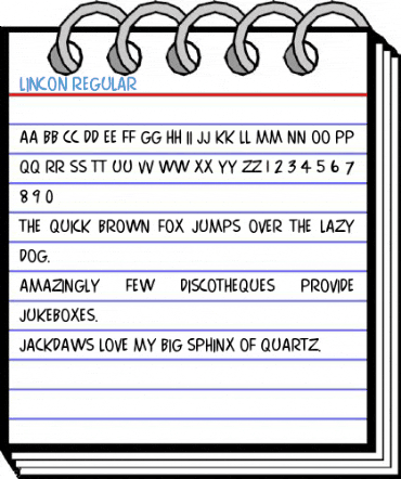 Lincon Regular Font
