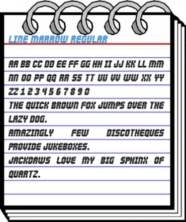Line Marrow Regular Font