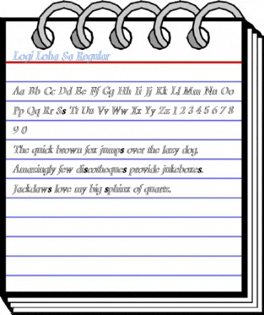 Logi Loha Sa Regular Font