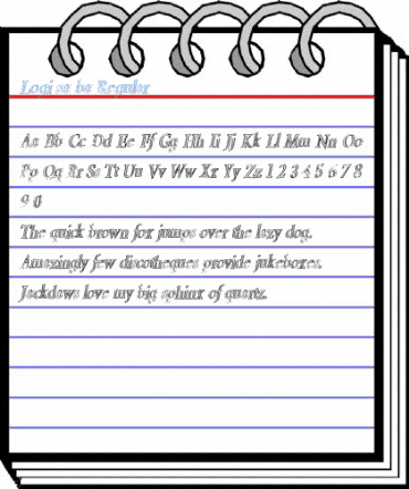 Logi sa ba Regular Font