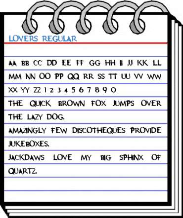 Lovers Regular Font