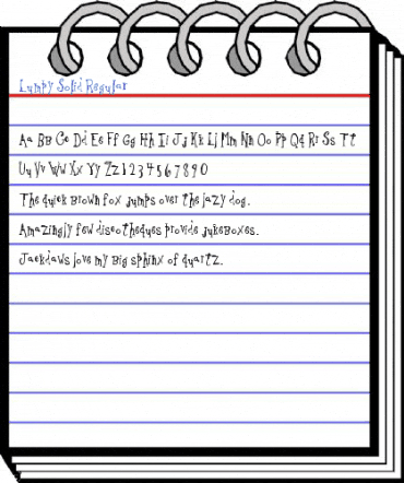 Lumpy Solid Regular Font