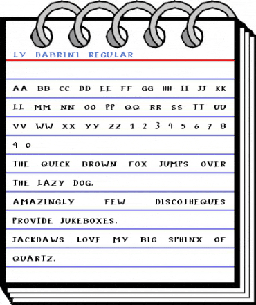 LY Dabrini Regular Font