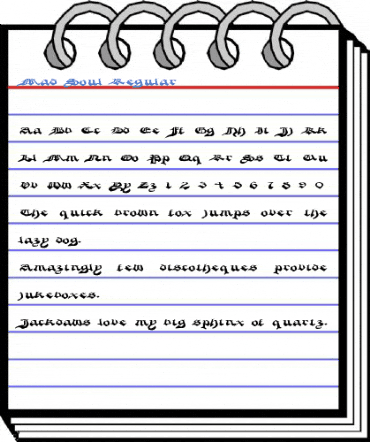 Mad Soul Regular Font
