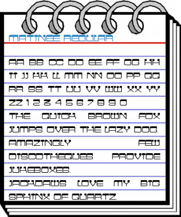 Matinee Regular Font