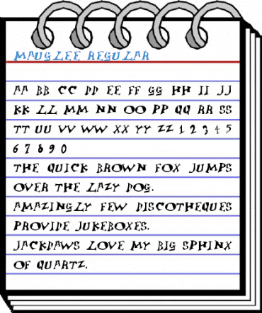 Mauglee Regular Font